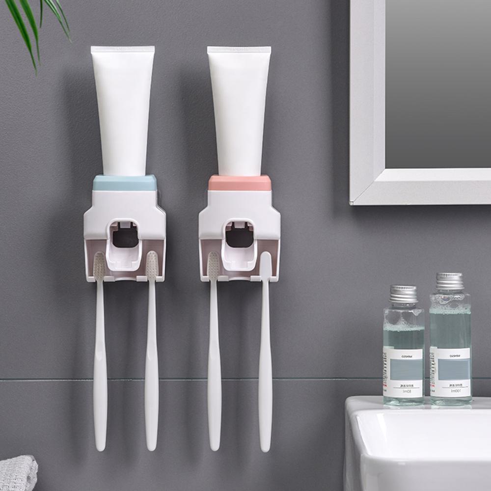 Solighter Dispenser Odol Rumah Kreatif Malas Tahan Air Dipasang Di Dinding Toothpaste Squeezer