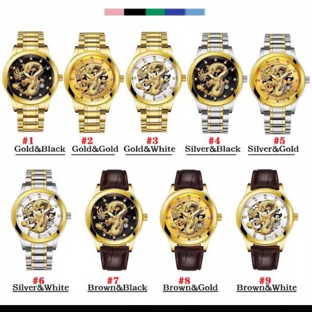 Jam Tangan Naga Automatic Tivise Original