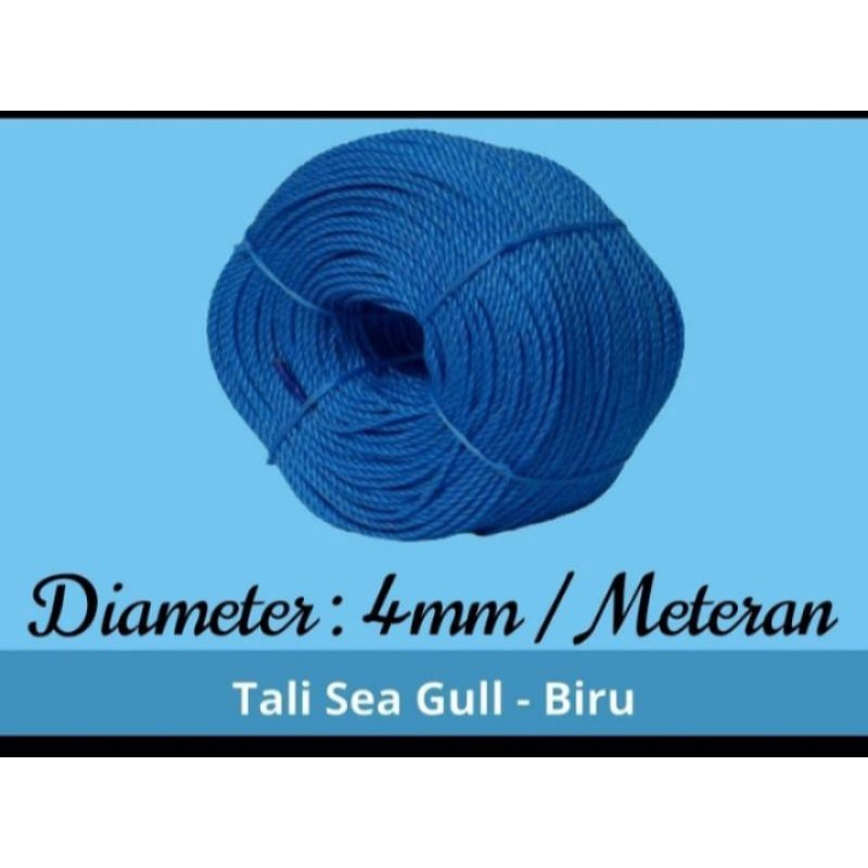 

Tali tampar 4mm meteran SEA GULL, tali plastik, tali tambang, tali jemuran, tali serbaguna
