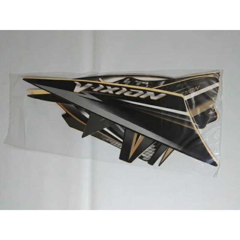 STRIPING STIKER LIS BODY MOTOR YAMAHA VIXION OLD 2009 HITAM