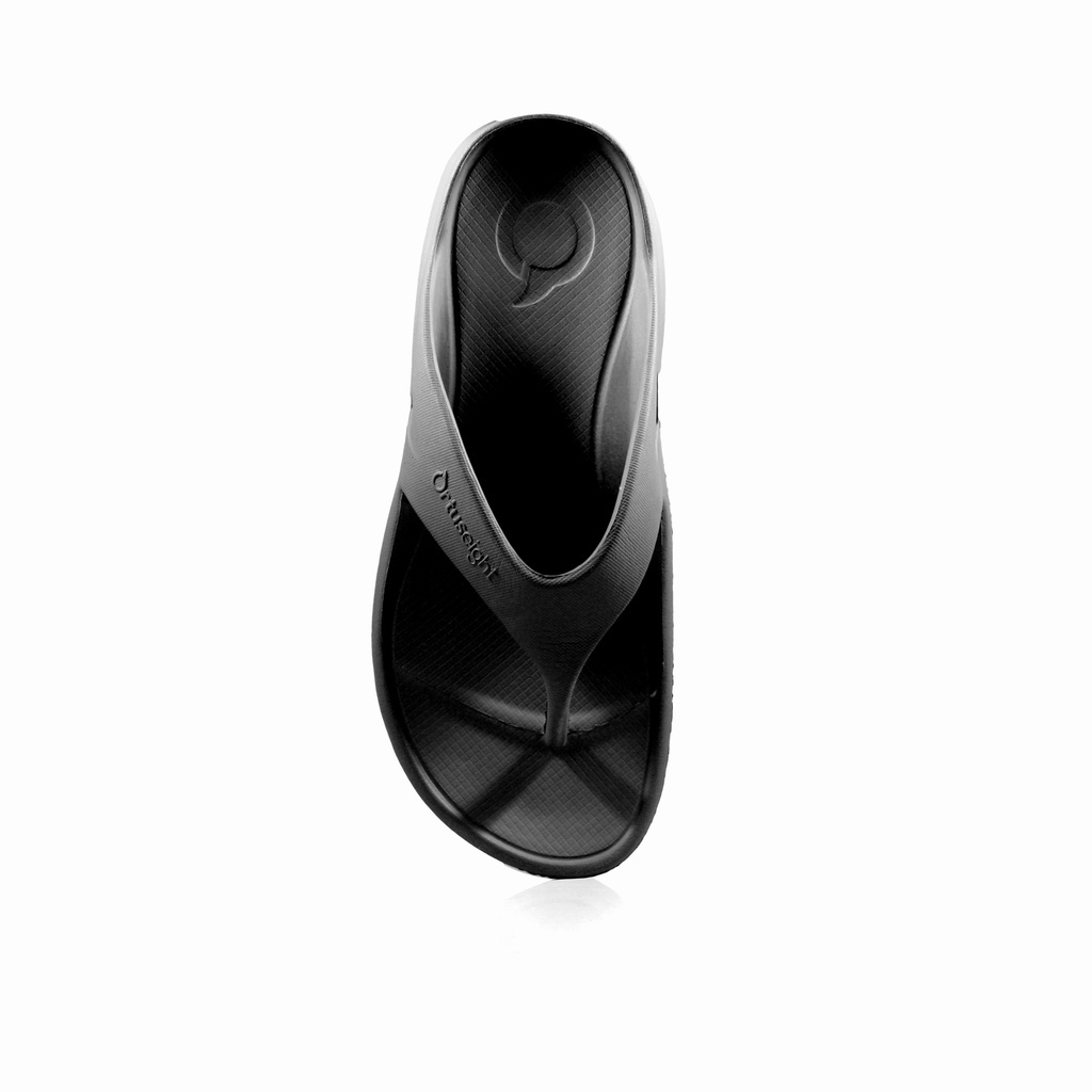 SANDAL JEPIT CASUAL ORTUSEIGHT AETHER SANDALS - BLACK