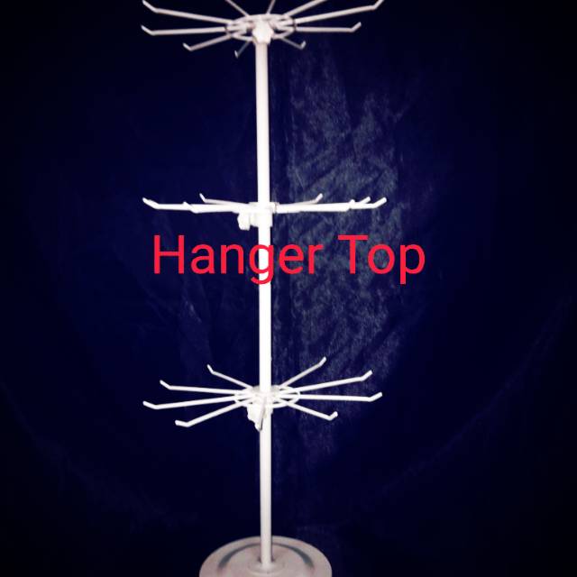 Rak Putar / Matahari 3 susun / Rak Gantungan Aksesoris Handphone / Matahari 3 Susun Untuk Aksesoris 