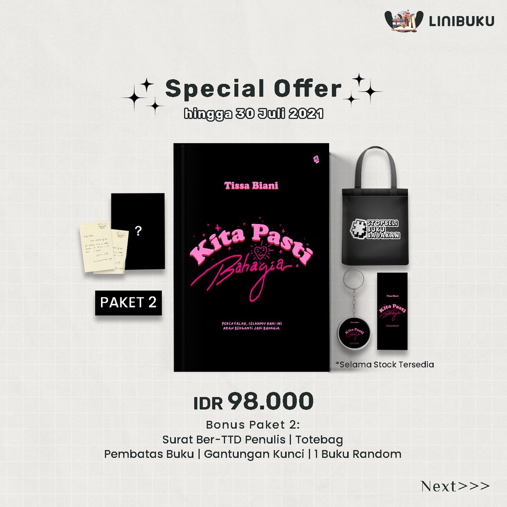 Buku Kita Pasti Bahagia karya Tissa Biani-2