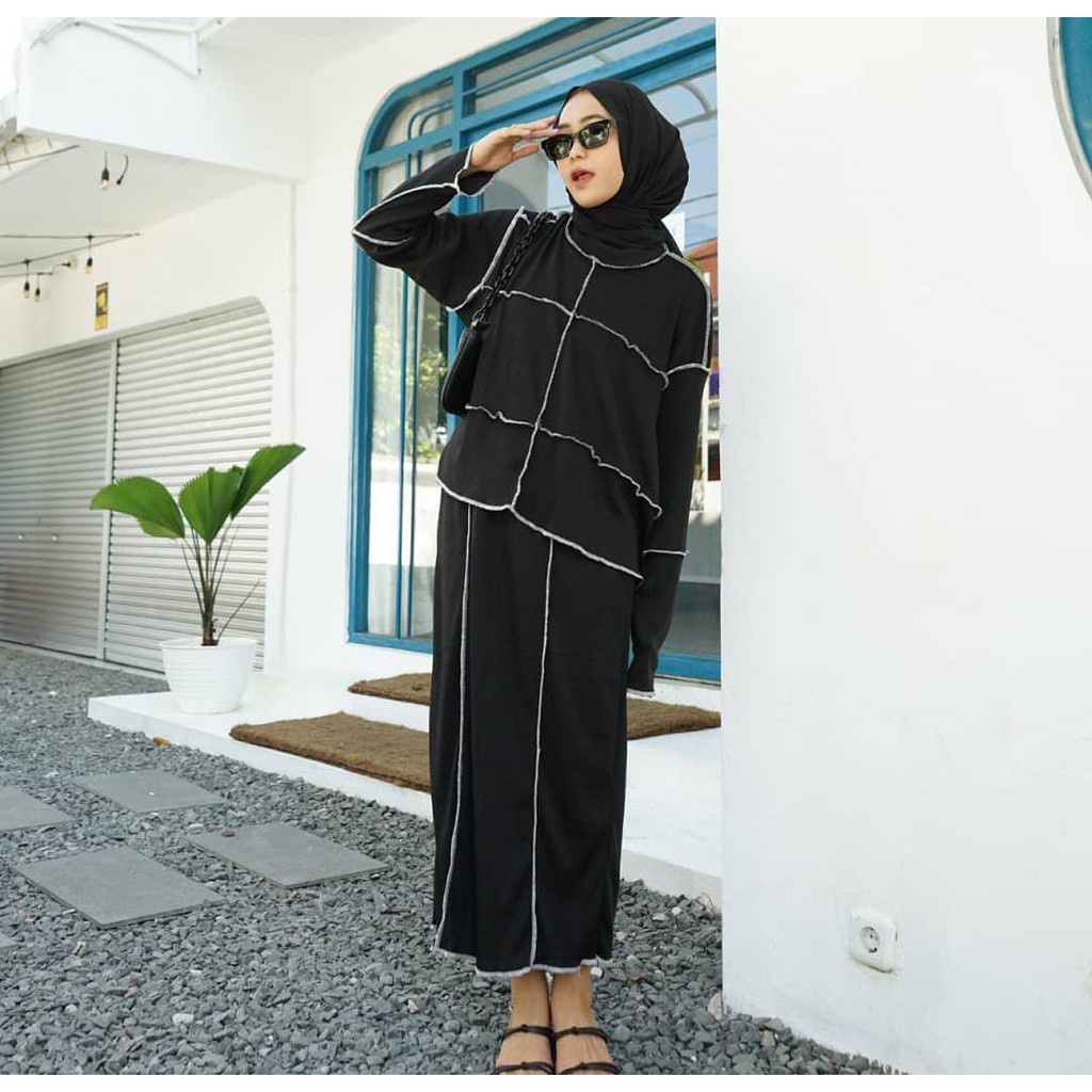 BEFAST - ZEC OOTD wanita Setelan SOYEON / Set Zarafa / Set Wanita Keluaran Terbaru / Setelan Wanita Viral 2021 / Set Bisa Di Pakai Wanita Hijab / Setelan Casual Wanita