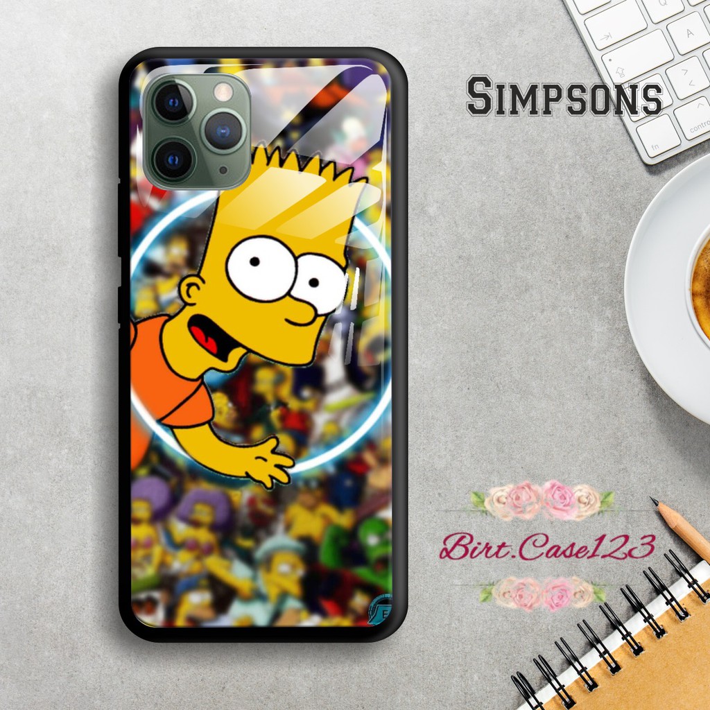 Back case glass SIMPSONS Samsung J2prime G530prime A01 CORE A20 A30 A20s A50 A50s A21s A01 BC1543