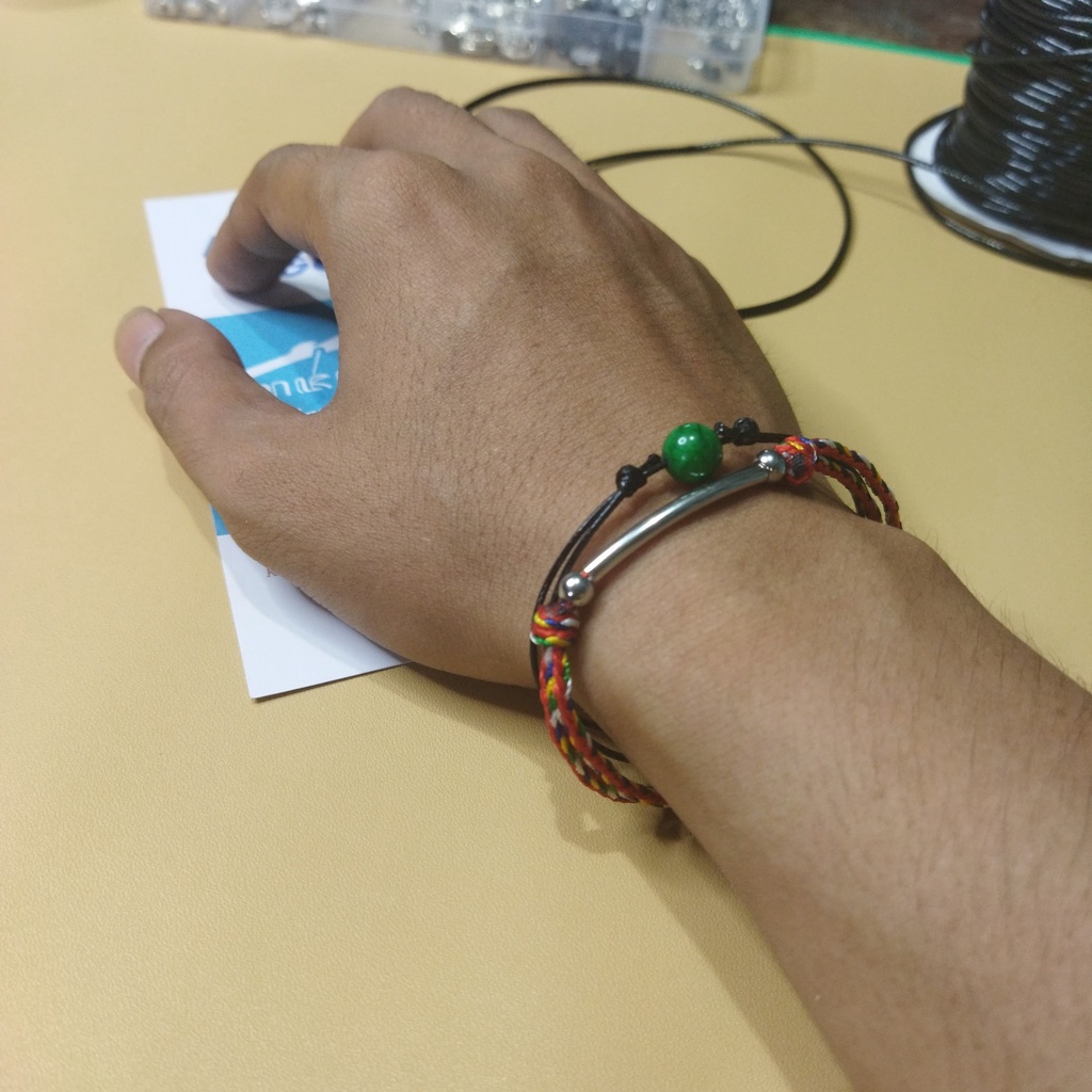 Gelang Simpel Minimalis Batu Giok