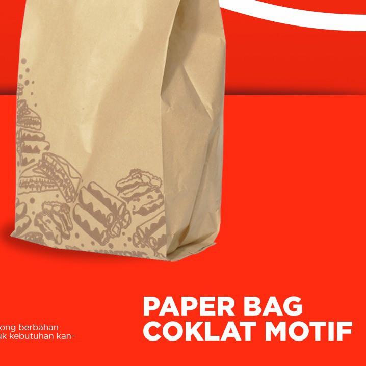 

✸ Paper bag coklat motif / Kantong Kertas warna coklat ♣