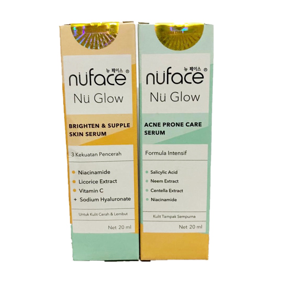 NuFace / Nuface Nu Glow Brighten Serum / Acne Care Serum 20ml