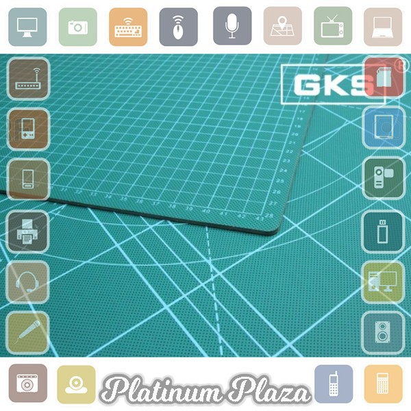 GKS Work Cutting Mat Pad A3 45 x 30cm - GKSA3 - Green`E3KW23-