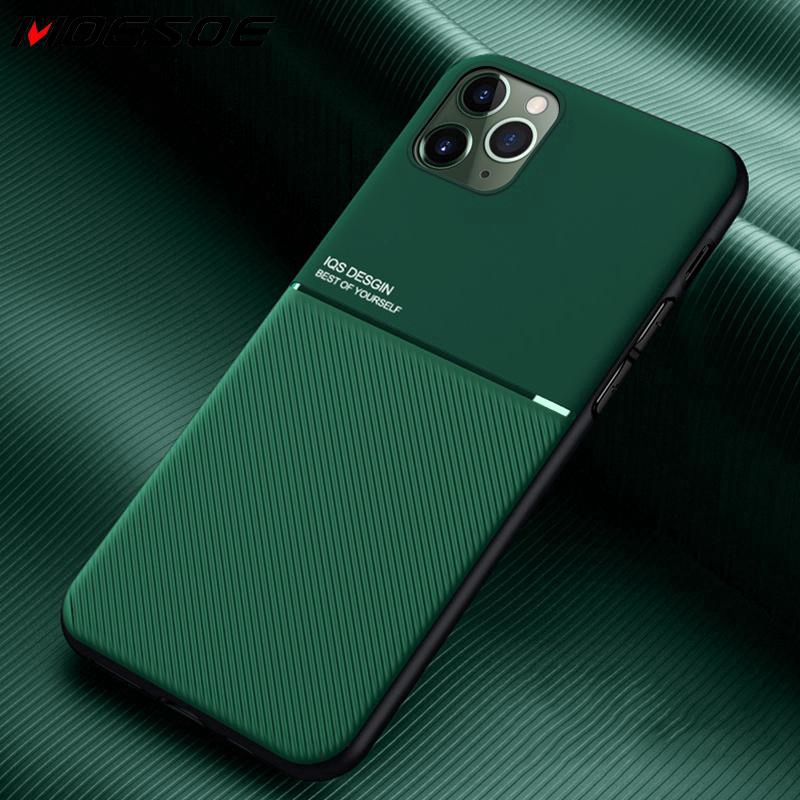 Slim Leather Texture Phone Case iPhone 11 Pro Casing