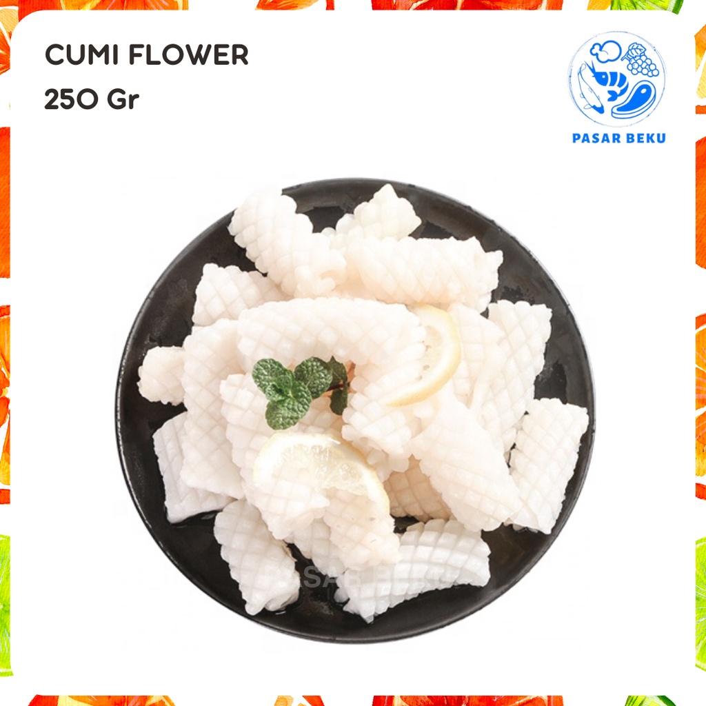 Cumi Flower 250 Gram Kembang Cumi Seafood Frozen Food Pasar Beku Padang