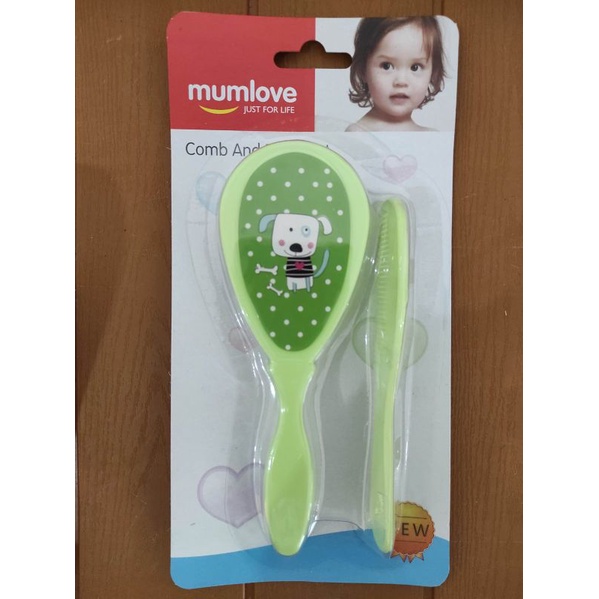 Sisir dan Sikat Bayi 2 in 1 Mumlove GAMBAR RANDOM