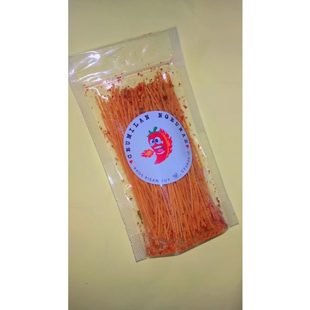 

Cemilan ringan | lidi lidian pedas daun jeruk