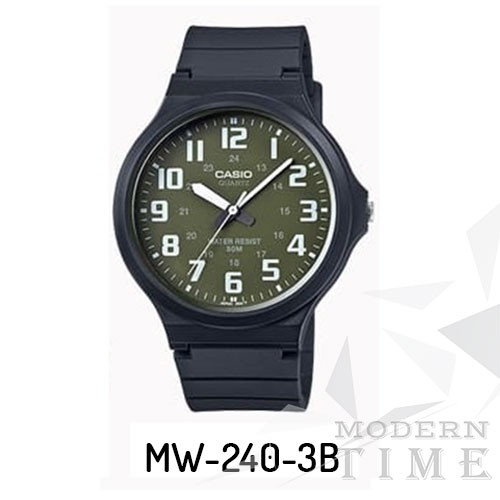 Casio Original Series MW-240 (Jam Tangan Pria - Analog - Karet)