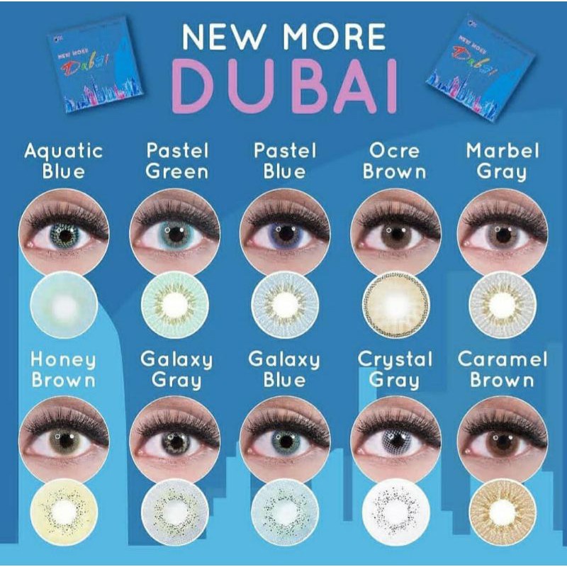 PAKET SOFTLENS DUBAI DIA 14,5MM NORMAL &amp; MINUS + CAIRAN ICE 60ML + PINSET + LENSCASE / COD INSTAN SAMEDAY / LENSA KONTAK / PAKET MURAH