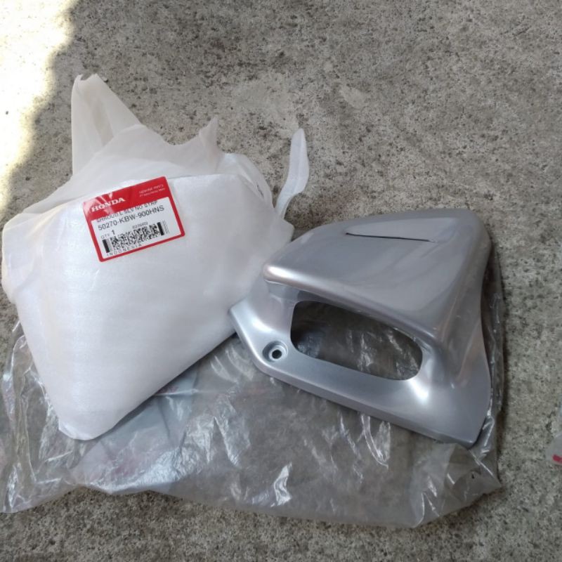 kupingan tanki tiger lawas lama kiri silver ori original ahm