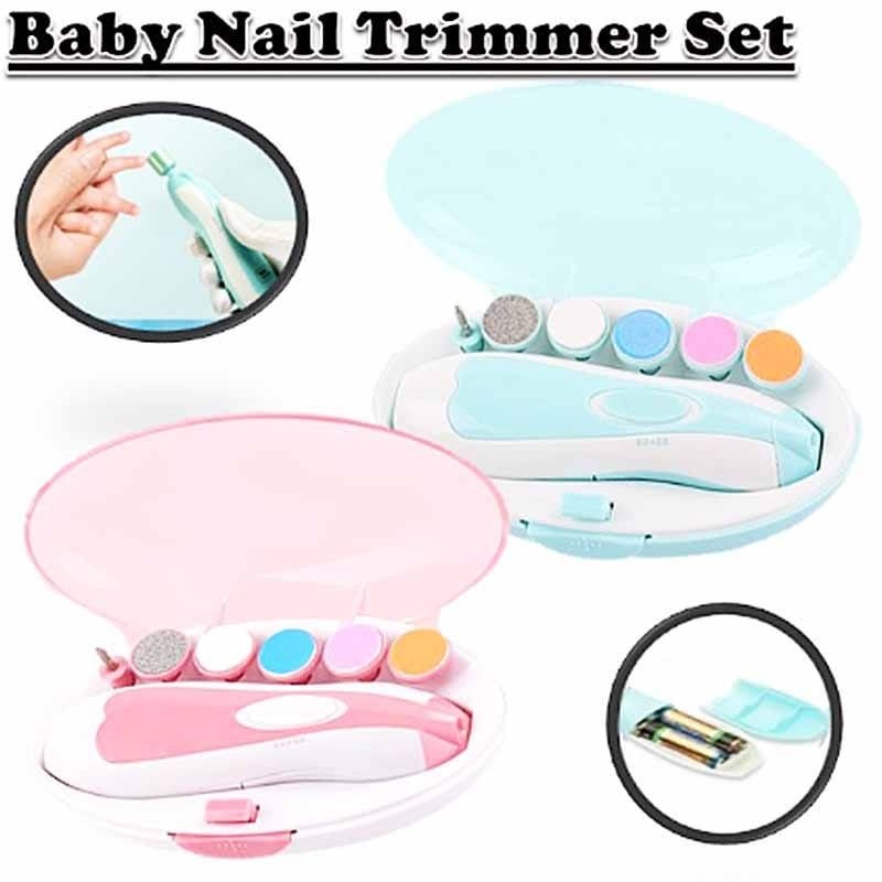 Gunting Kuku Elektrik Bayi &amp; Dewasa Electric Nail Trimmer Manicure Set Anak ❤