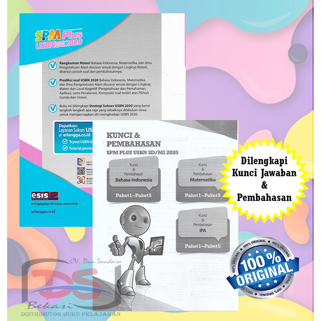 Buku SPM Plus USBN SD / MI Tahun Ajaran 2019 - 2020 Erlangga-1