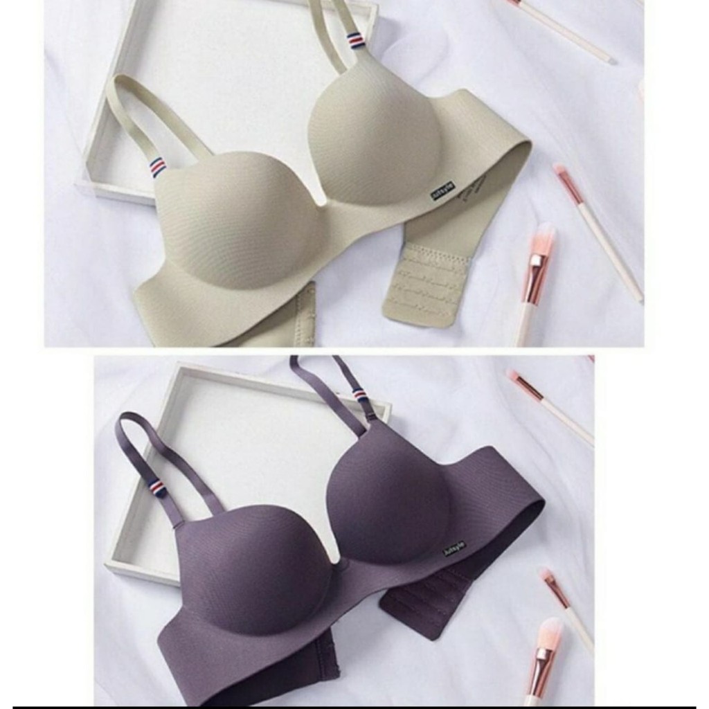 JUTSYLE PUSH UP SEAMLESS CUP BRA BH TANPA KAWAT HIGH QUALITY