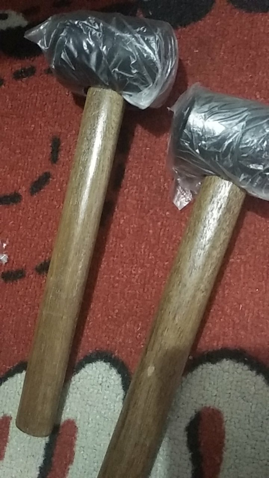 Palu Karet 8oz(kecil) Gagang Kayu / Palu Karet Serbaguna