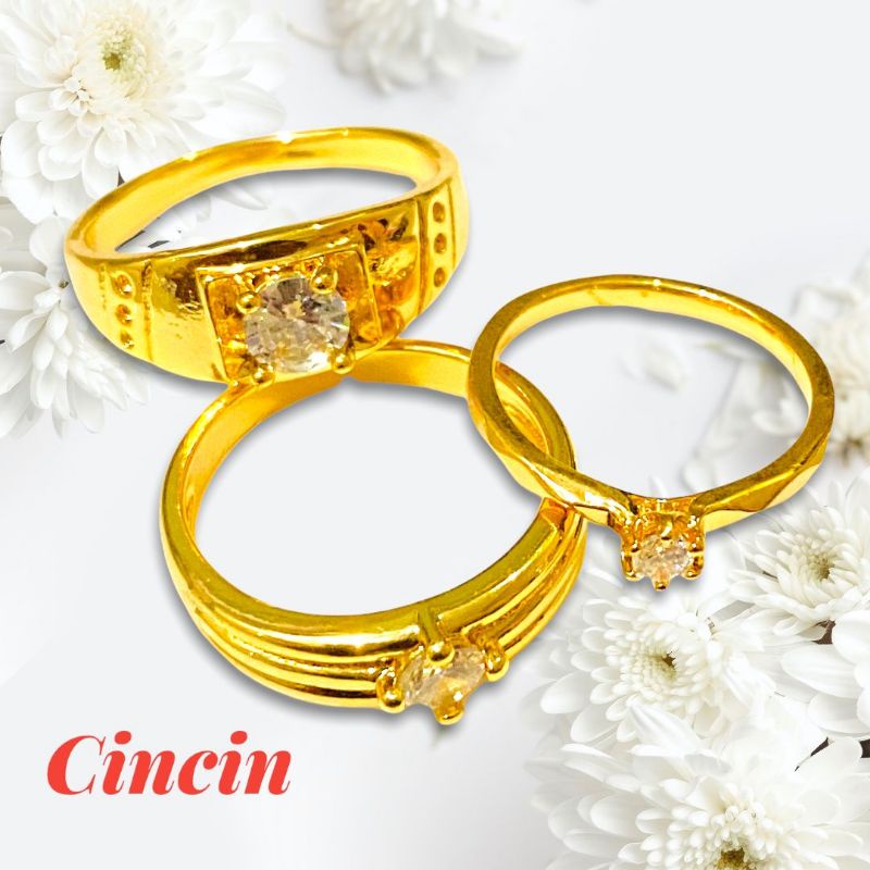 cincin kawin//cincin tunangan//cincin permata