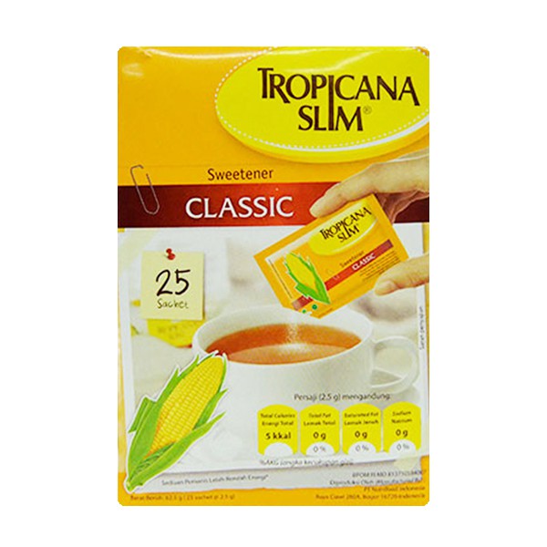 

Tropicana Slim Disweetener 25Schx2.5Gr