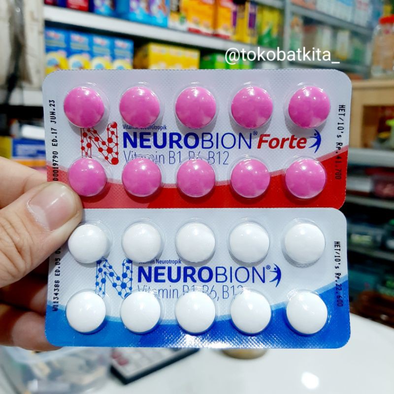 [2VARIAN] NEUROBION BIRU DAN PINK / FORTE / VITAMIN B COMPLEX / PENGOBATAN KERUSAKAN SYARAF
