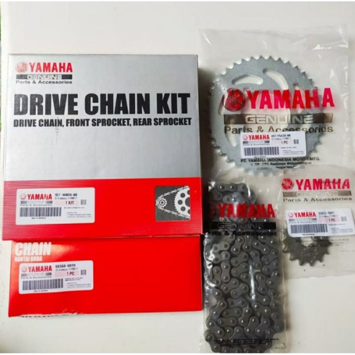 Gear Paket+Rantai Gir set Jupiter Mx Old/Jupiter Mx Lama