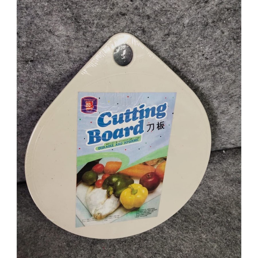 Talenan /Tatakan Dapur Bulat/Oval Diameter 280mm/Cutting Board Murah