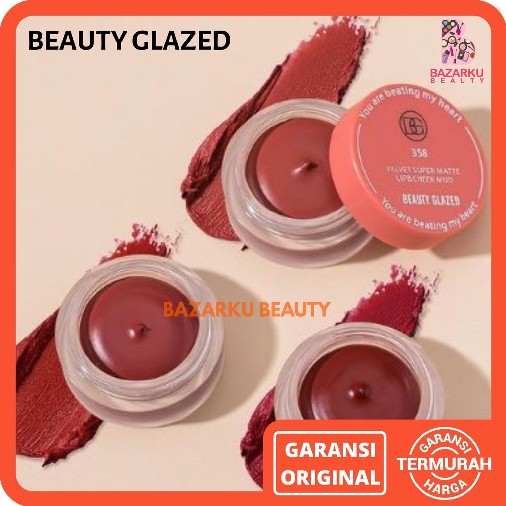 Beauty Glazed Lip And Cheek Beauty Glazed Blush On Beauty Glazed Blusher Matte Lip Balm Beauty Glazed Lip Mud Beauty Glazed