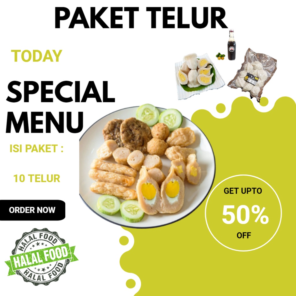 Pempek asli palembang paket telur empek empek frozen