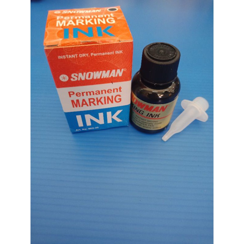 

Snowman permanent marking ink