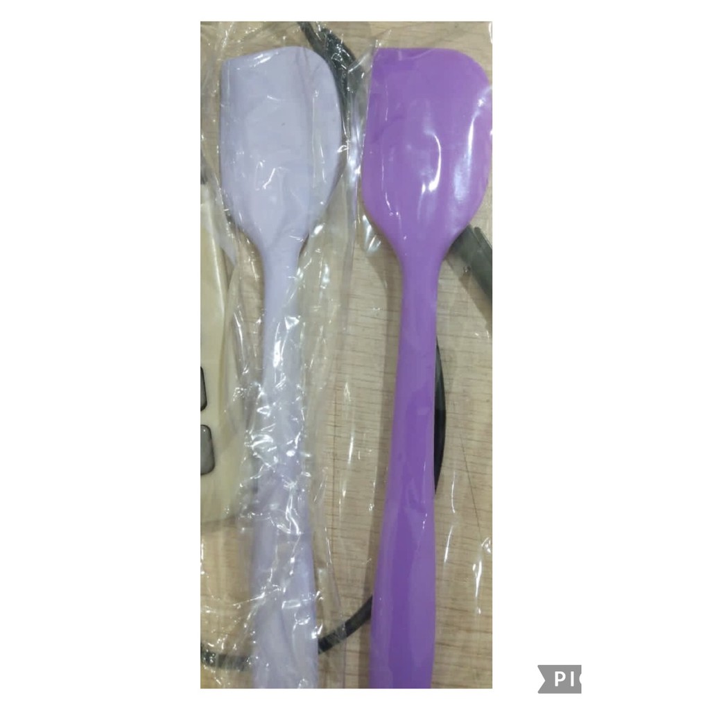 Ukuran Besar - Spatula Scraper Silikon Tahan Panas Anti Lengket Bahan Food Grade 25.5x5cm