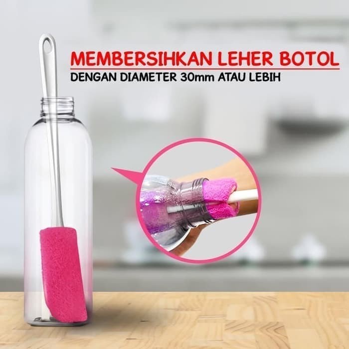 3M SCOTCH BRITE SIKAT BOTOL DBC-01 SABUT SPONS PEMBERSIH BOTOL