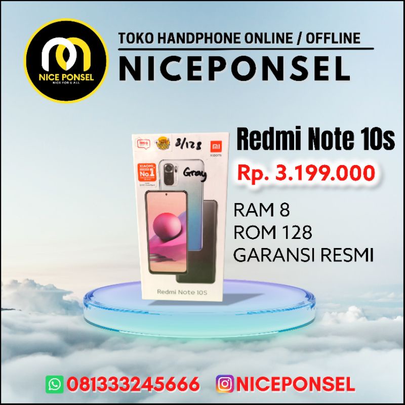 Redmi note 10s 8/128