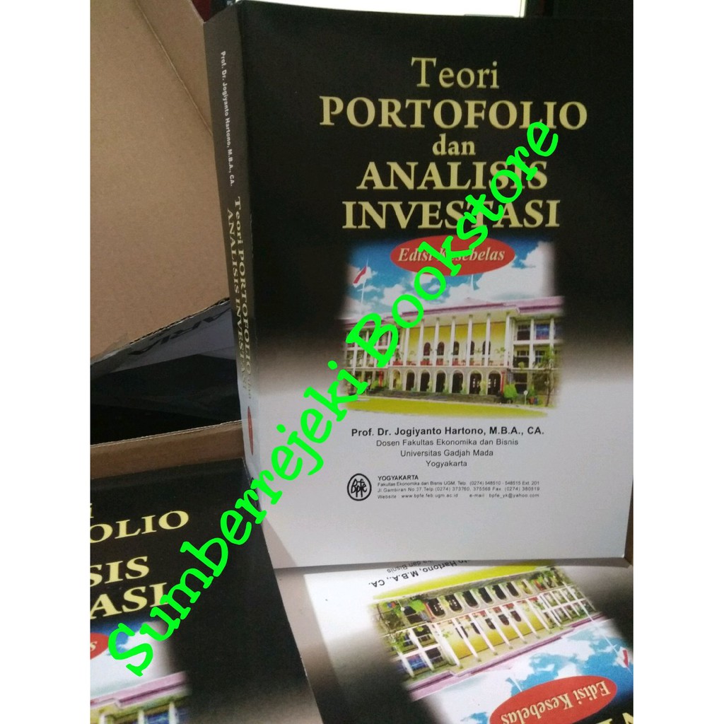 

TEORI PORTOFOLIO DAN ANALISIS INVESTASI EDISI 11 BY JOGIYANTO HARTONO