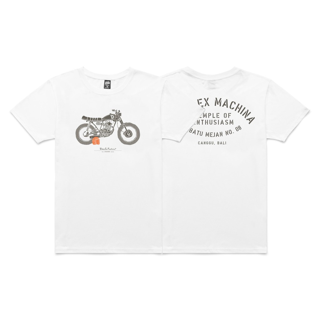 Deus Ex Machina | Kaos Pria | THE SHANK - WHITE DK-07