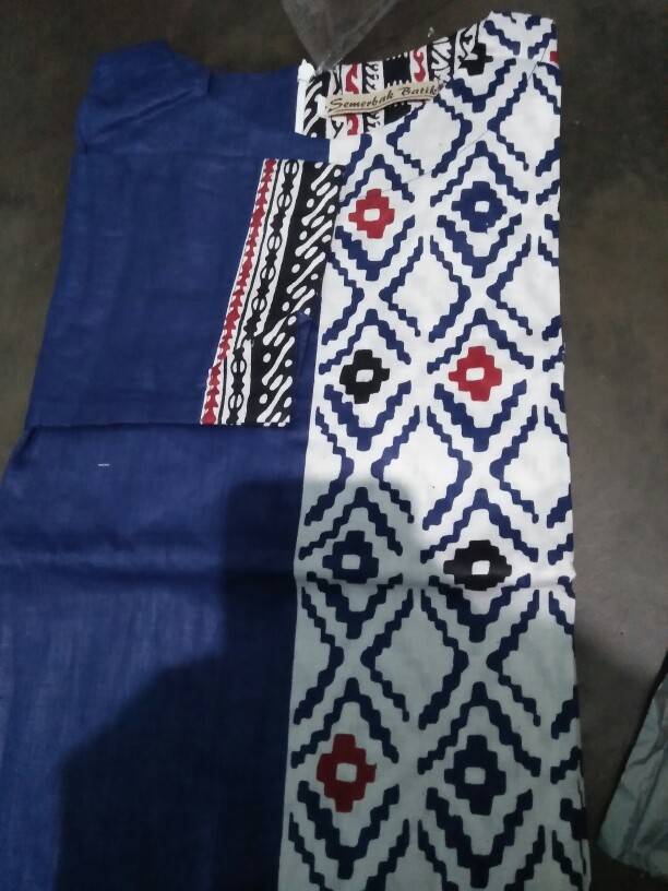 Terlaris Serut Genes Jelita Tunic Navbor Yelbor Whitbor Creambor Tunik Batik Modern Hrb030 Dolbi Dob