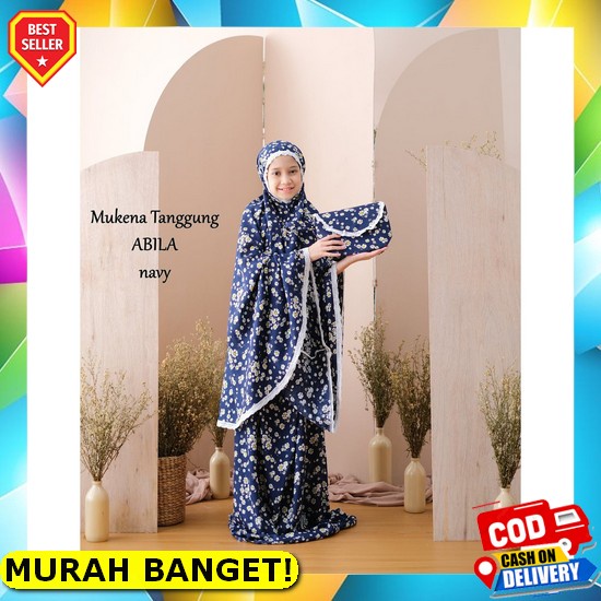 Mukena Anak Premium Edisi Lebaran Murah Cantik Katun Jepang Renda F1C5 Kekinian Motif Bordir Cewek S
