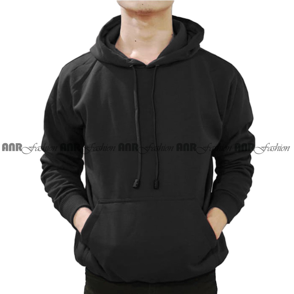 Hoodie Polos Pria - Jaket Hoodie Jumper Polos - Bahan Fleece