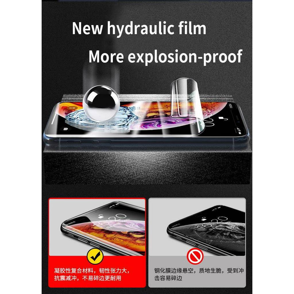 2pcs Full Cover Hydrogel Film Screen Protector For iPhone 11 7 8 6s Plus se 2020 Soft Film For iPhone X XR XS 11 12 Pro Max Not Glass matte blue ray privacy