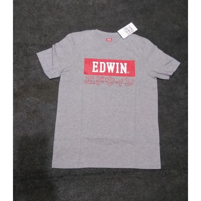 EDWIN kaos pria wanita unisex size S