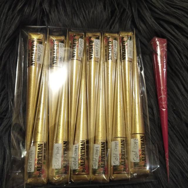 

Gold Henna craft 1lusin