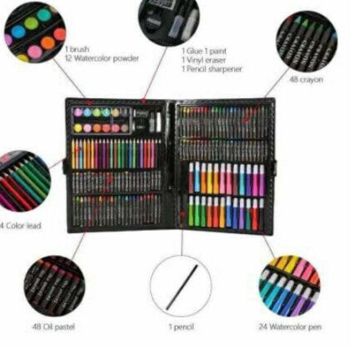 

Paling Diminati.. Oil Pastel Crayon Krayon Spidol Warna Komplit Isi 150 Pcs Per Box Lipat Alat Gambar Lukis Lengkap