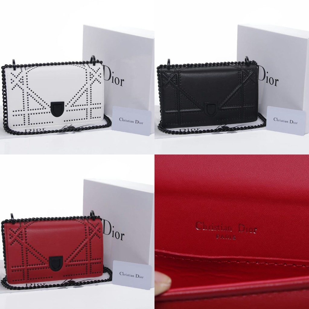 SUPPLIER TAS BRANDED Tas Dior Diorama Archicannage Stud Small Semprem Box 6619