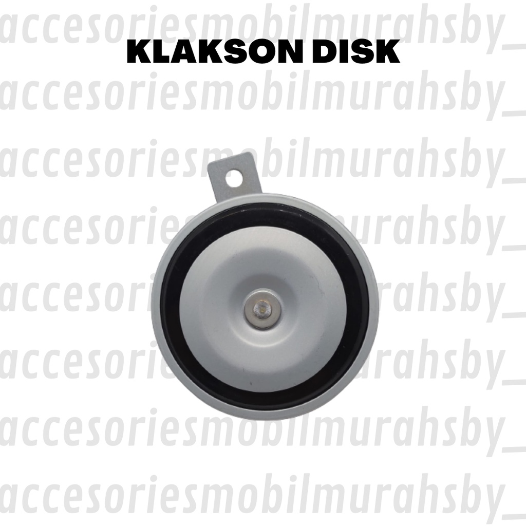 Klakson Single Engkel Disk 12v / 24v Bisa utk Mobil dan Motor