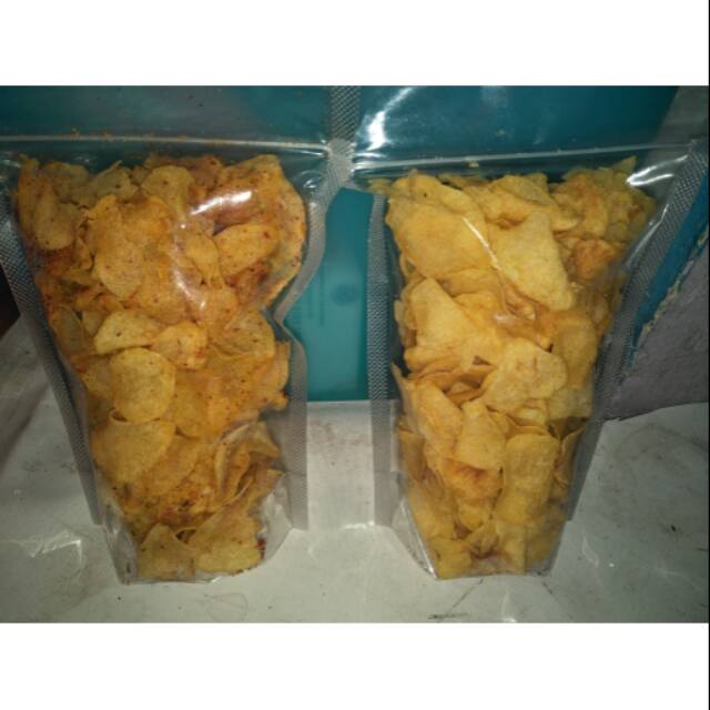 

Keripik kentang asli ( tanpa bahan pengawet)