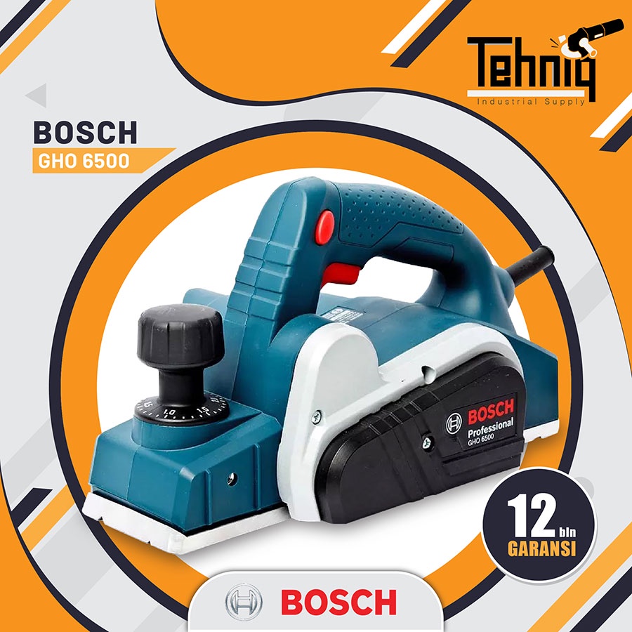 Bosch GHO 6500 Mesin Ketam Serut Kayu Listrik Power Planer 650 Watt