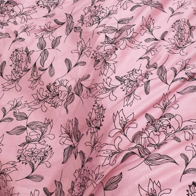 Katun Jepang special motif bunga abstrak