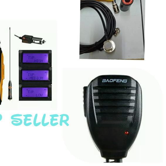 【Hot Sale】 PAKET HT BAOFENG DI JADIKAN RIG MOBIL PLUS ANTENA LARSEN DAN EXTRAMIC CDD2